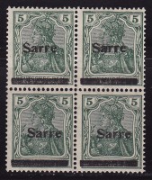 Sársko 1920-1935 Mi.Nr. 4 a III.typ / 000 158